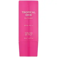 Зволожувальний сонцезахисний крем для обличчя SPF50+ PA++++ House of Hur Tropical Dew Sun Cream, 50 мл — Фото 4