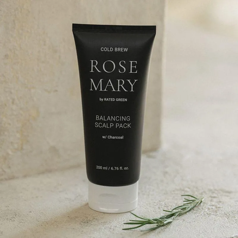 Саше відновлюючої маски з соком розмарину Rated Green Cold Brew Rosemary Balancing Scalp Pack 50 мл — Фото 4