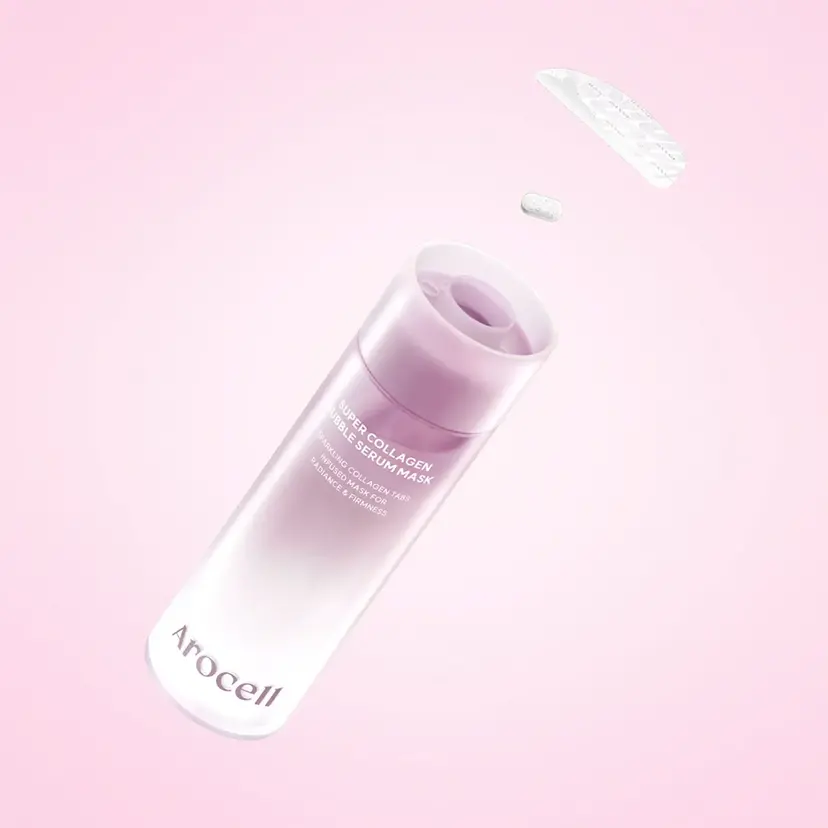 Бульбашкова сироватка-маска з колагеном Arocell Collagen Bubble Serum Mask, 90 мл — Фото 4