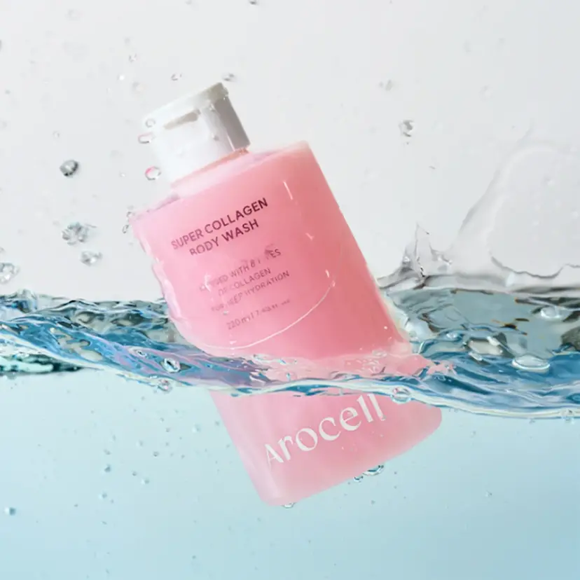 Зволожувальний гель для душу з колагеном Arocell Super Collagen Body Wash 220 мл — Фото 3
