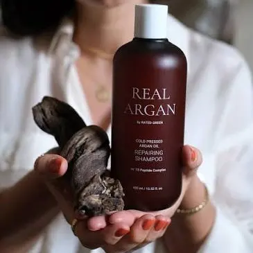 Відновлюючий шампунь з аргановим маслом Rated Green Real Argan Repairing Travel Shampoo 100 мл — Фото 1