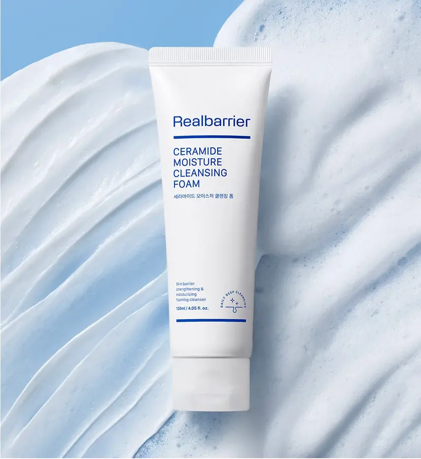 Пінка для вмивання з керамідами Real Barrier Ceramide Moisture Cleansing Foam 120 ml — Фото 2