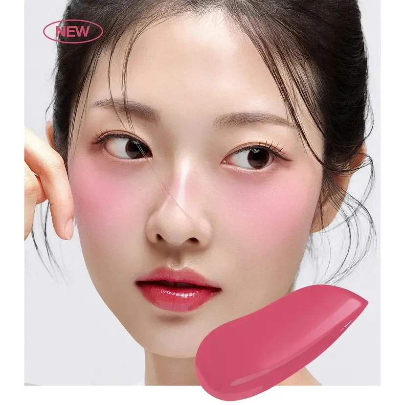 Зволожувальні рідкі ампульні рум'яна House of Hur Moist Ampoule Blusher Pink Rosie, 20 мл — Фото 1