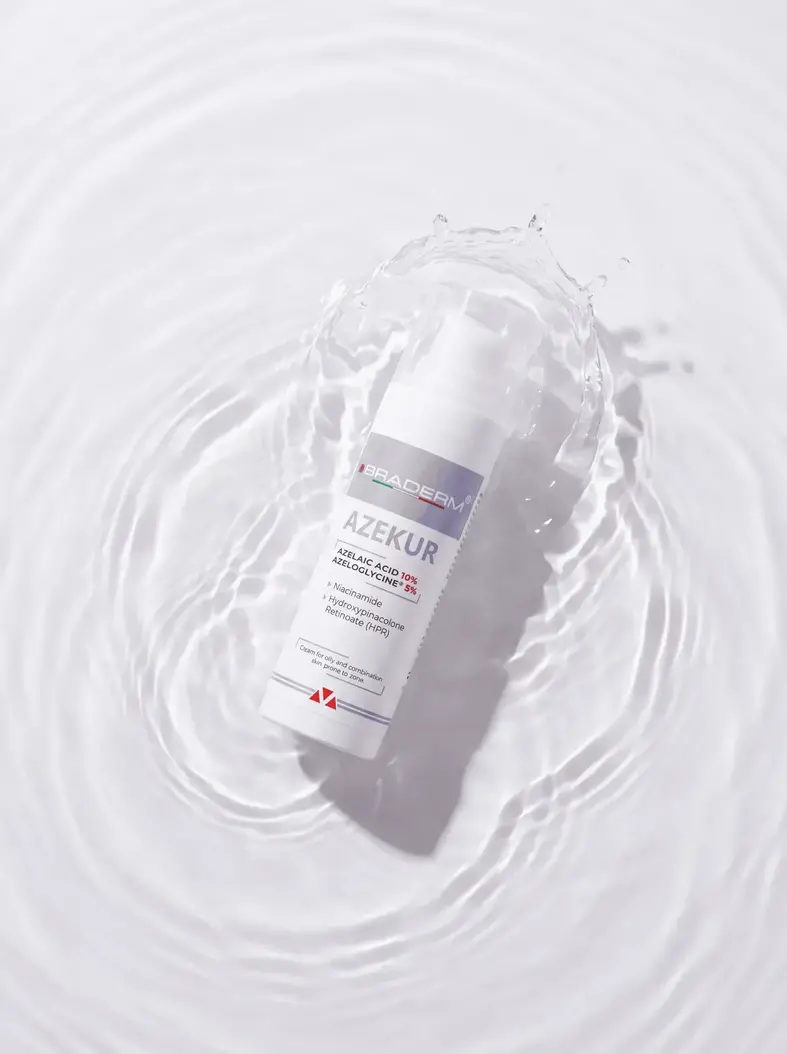 Крем для комплексного контролю акне та підтримки ремісії Braderm Azekur Cream 30мл — Фото 3