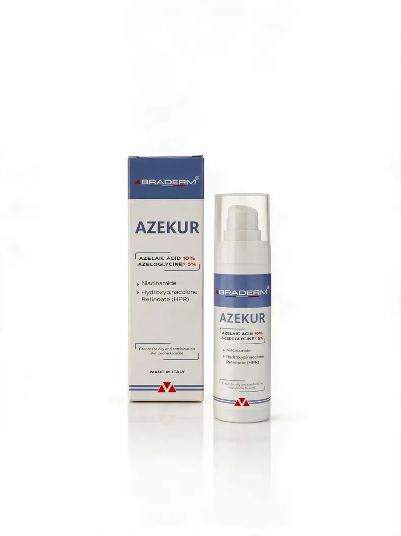 Крем для комплексного контролю акне та підтримки ремісії Braderm Azekur Cream 30мл