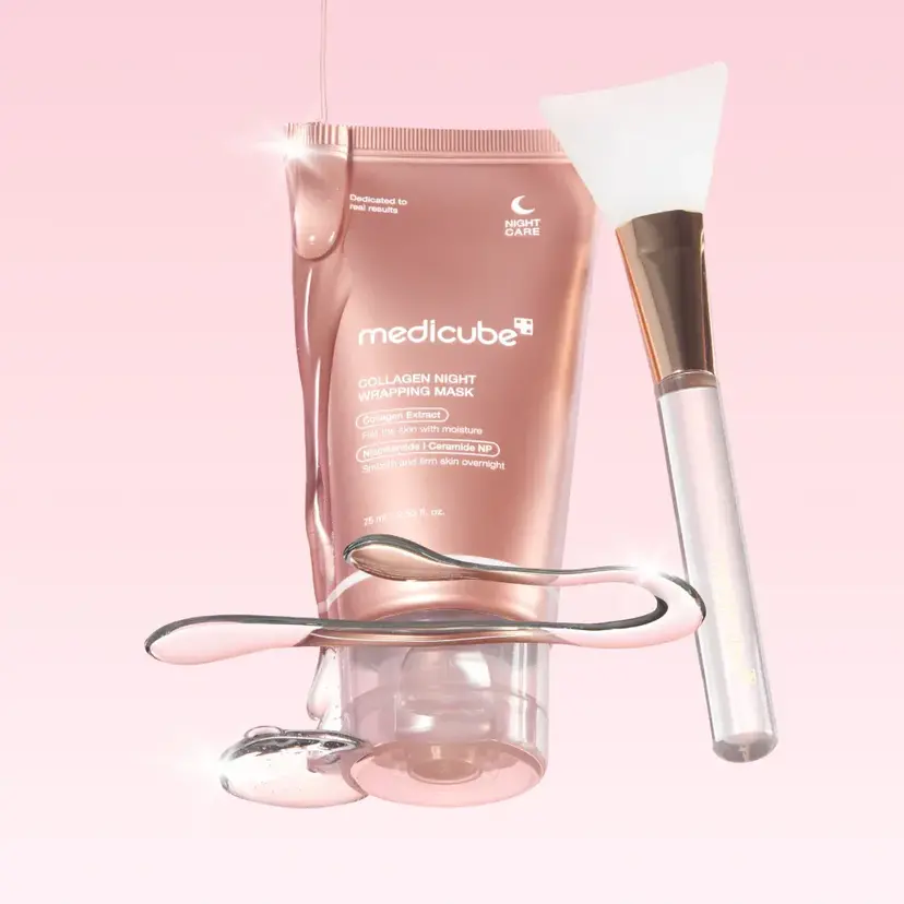 Колагенова нічна маска-плівка Medicube Collagen Night Wrapping Mask, 75 мл — Фото 3
