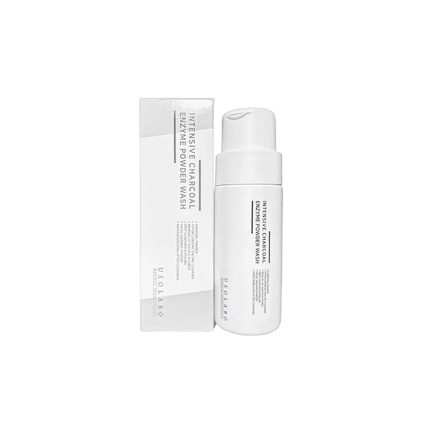 Вугільна ензимна пудра Usolab Intensive Charcoal Enzyme Powder Wash 