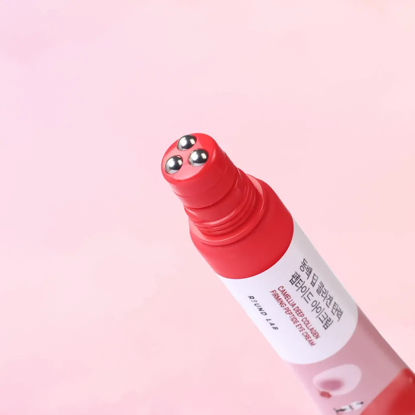 Крем для пружності шкіри навколо очей ROUND LAB Camellia Deep Collagen Firming Peptide Eye Cream, 30 ml — Фото 1