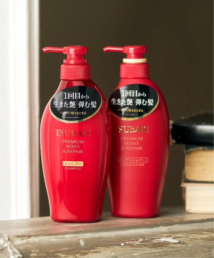 Кондиціонер для пошкодженого волосся Tsubaki Shiseido Premium Moist &amp; Repair Camellia Hair Conditioner 450мл — Фото 1