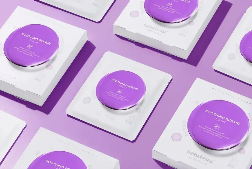 Відновлююча тканинна маска Dermafirm Soothing Repair Mask R4 (1шт) — Фото 3