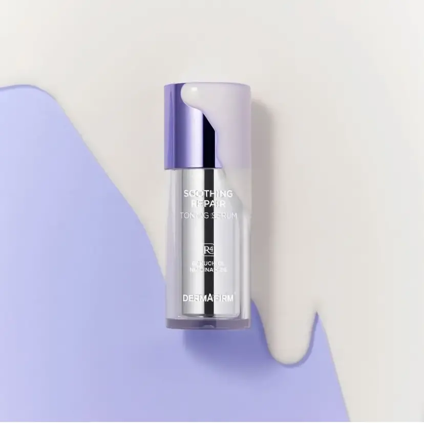 Мультифункціональна сироватка з бакучіолом Dermafirm Soothing Repair Toning Serum R4 30 ml — Фото 2