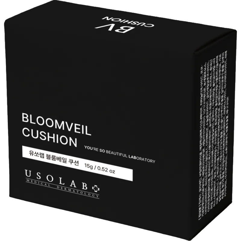Кушон тональний з полінуклеотидами USOLAB Bloomveil Cushion, 15 g — Фото 1