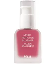 Зволожувальні рідкі ампульні рум'яна House of Hur Moist Ampoule Blusher Deep Plum, 10 мл — Фото 7